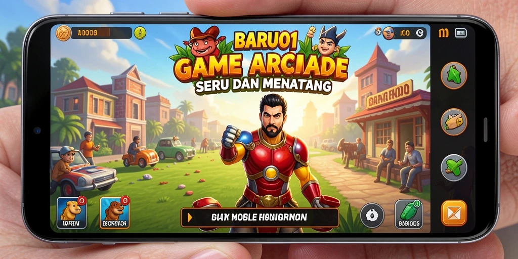 Tampilan gameplay seru dan penuh tantangan di BARU01.