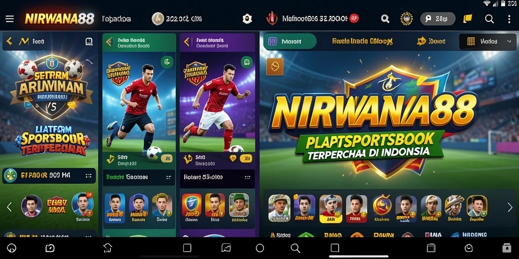 Tangkapan layar NIRWANA88 menampilkan opsi taruhan olahraga yang menarik.