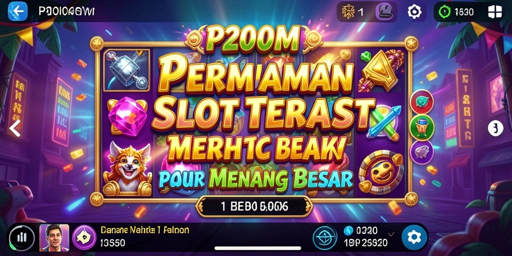 Tampilan gameplay P200M yang mendebarkan dengan berbagai slot menarik.