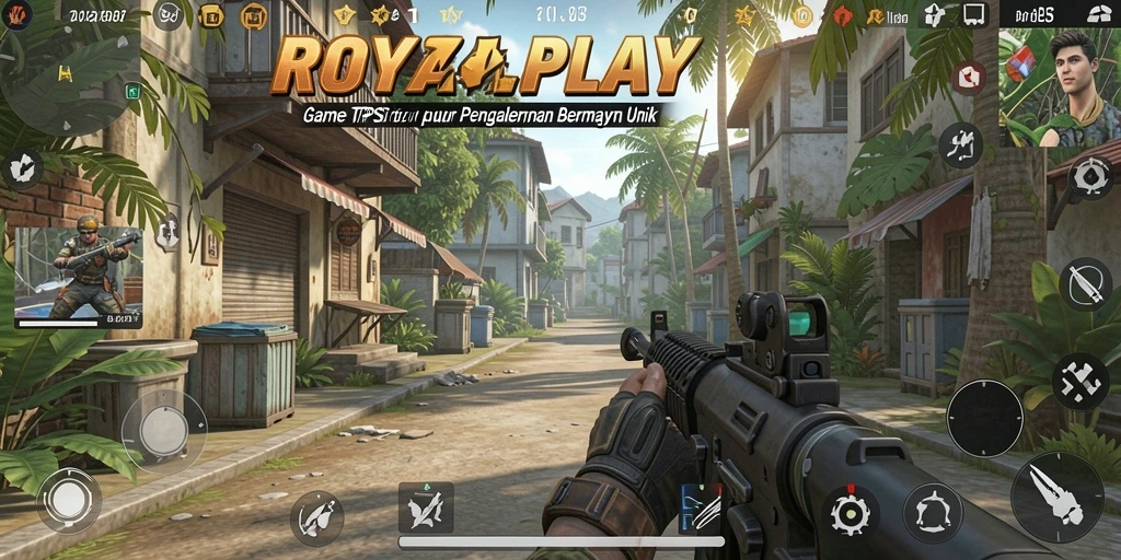 Tangkapan layar utama gameplay ROYALPLAY yang menampilkan aksi mendebarkan.