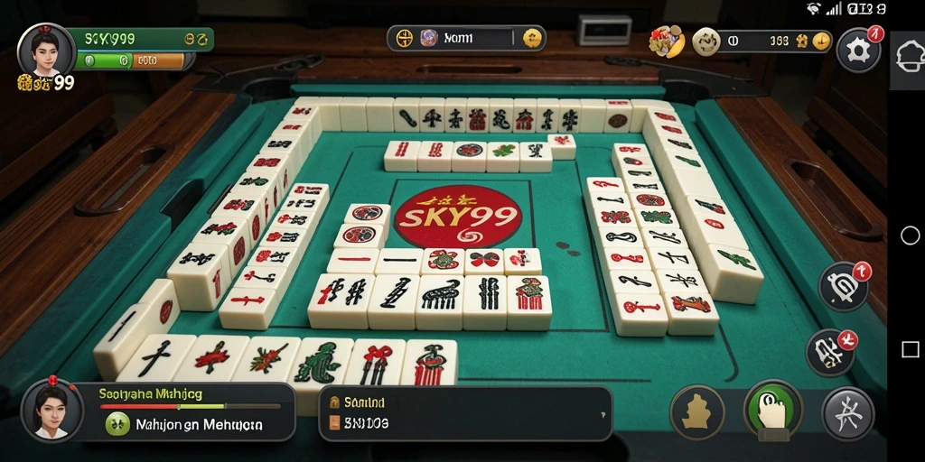 Gameplay Mahjong yang seru dan menakjubkan di SKY99.