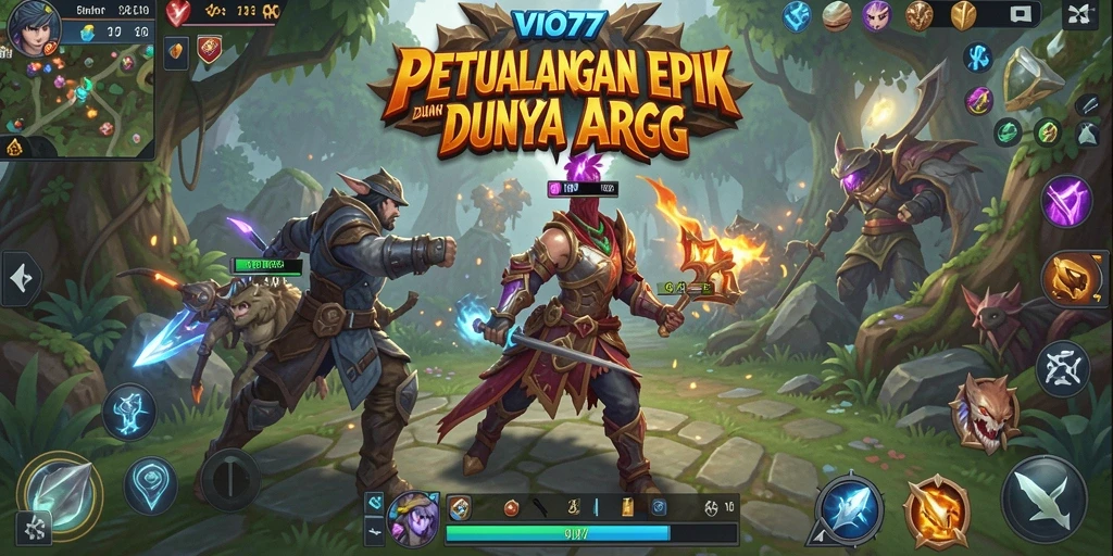 Gameplay seru dan menantang dari VIO77 dalam dunia ARPG.